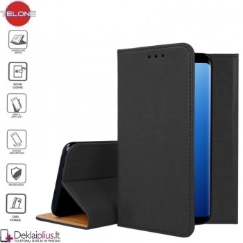 Telone grynos odos dėklas - juodas (telefonams Samsung S9) Telone grynos odos dėklas - juodas (telefonams Samsung S9)